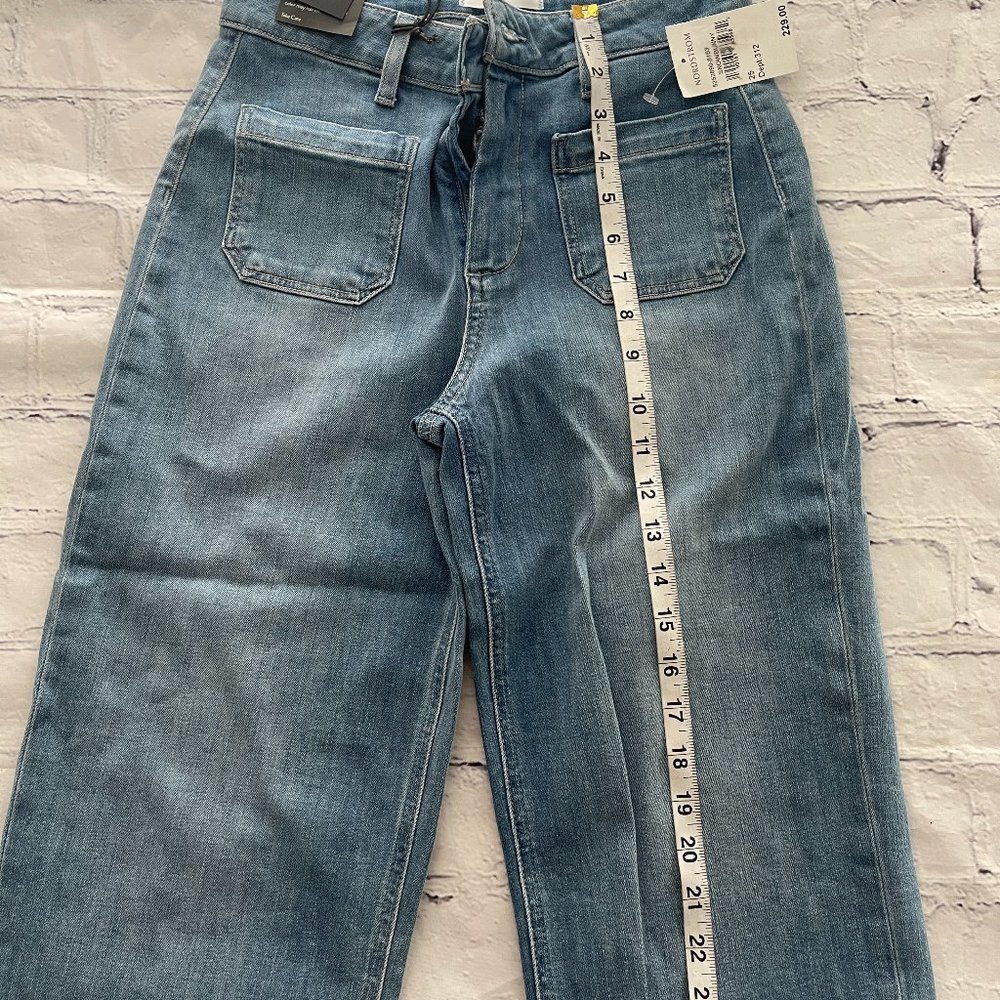 Paige Nellie High Waist Patch Pocket Jean - Picture 4 of 10